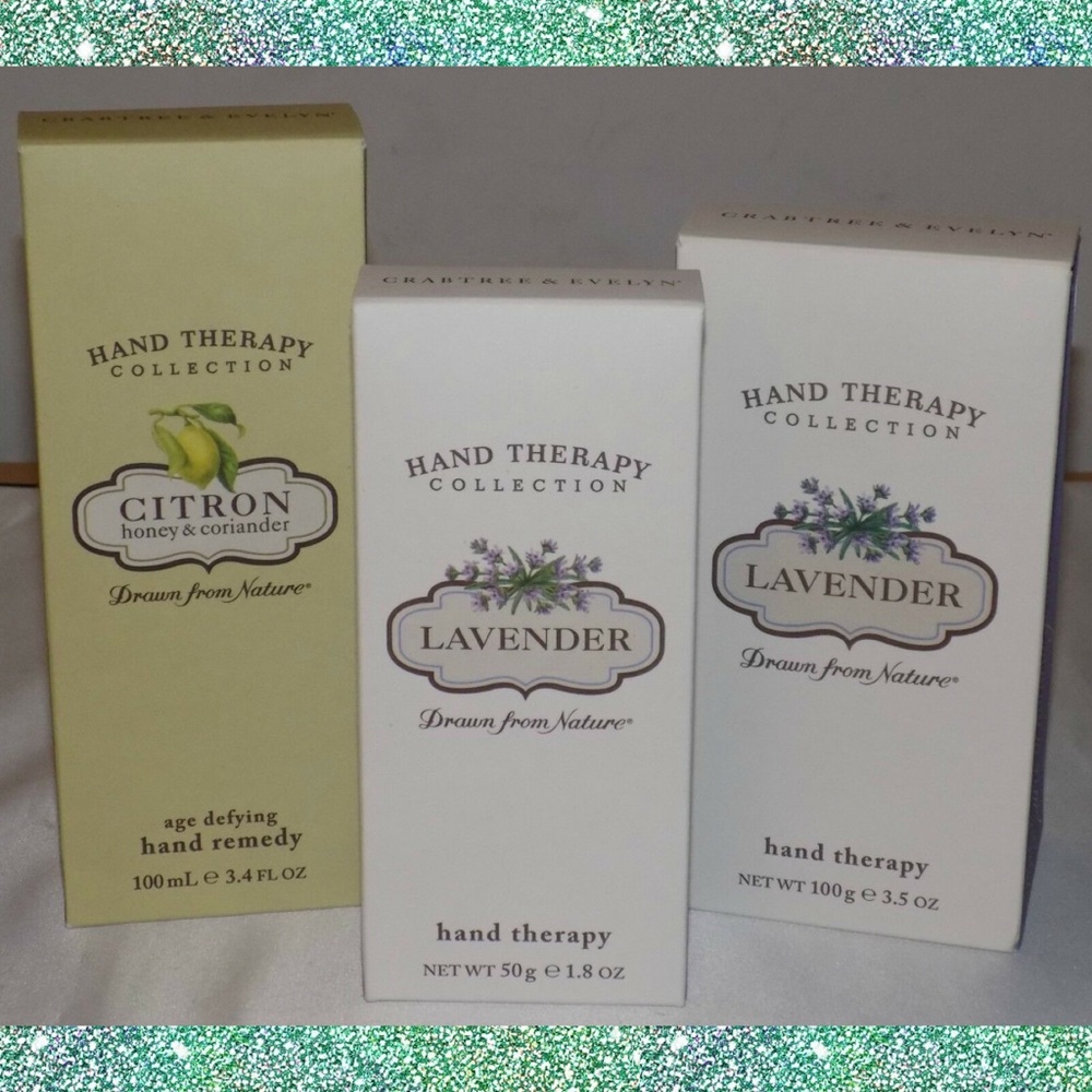 CRABTREE & EVELYN Hand Therapy 3 Lotions & Creams